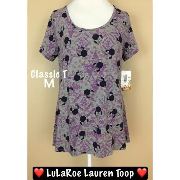 LuLaRoe Disney Classic T Brand New with tags Minnie Mouse - Picture 2 of 3